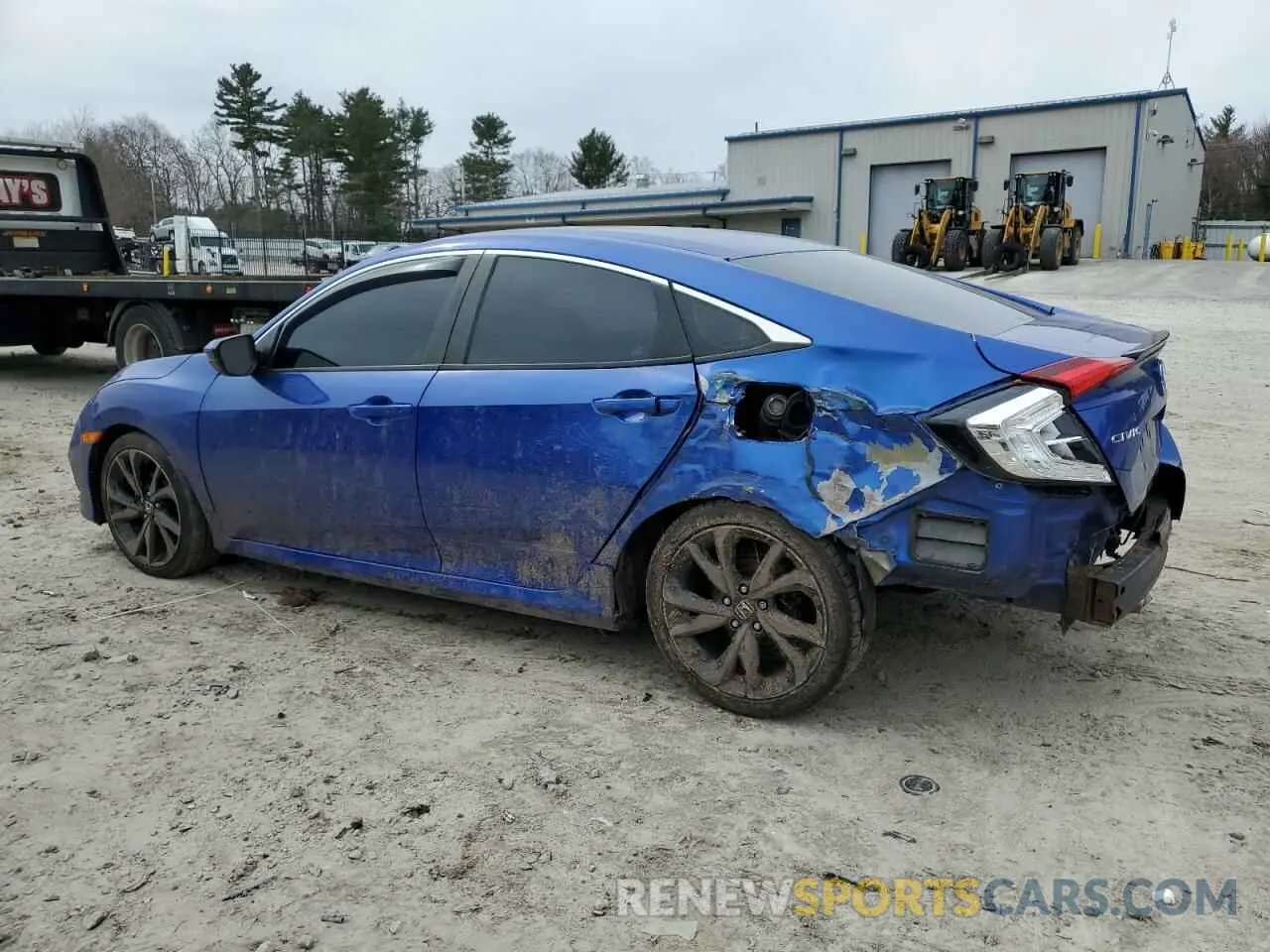2 Photograph of a damaged car 2HGFC2F89KH587048 HONDA CIVIC 2019