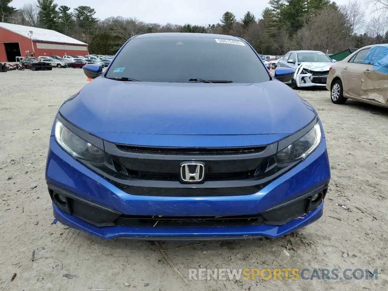 5 Photograph of a damaged car 2HGFC2F89KH587048 HONDA CIVIC 2019