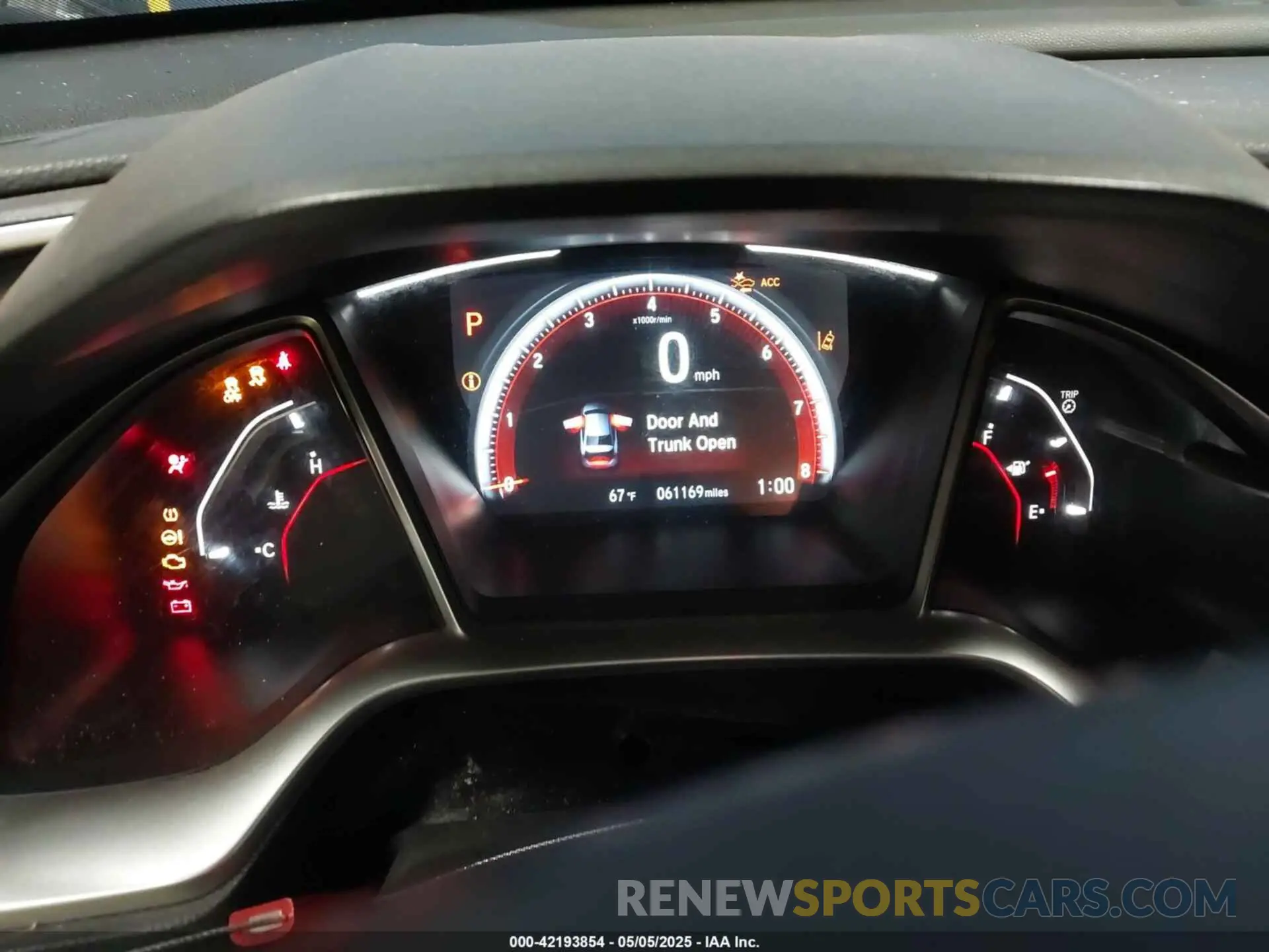 7 Photograph of a damaged car 2HGFC2F89KH587728 HONDA CIVIC 2019