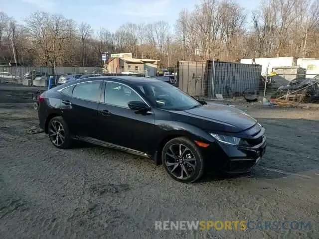 10 Photograph of a damaged car 2HGFC2F89KH594968 HONDA CIVIC 2019