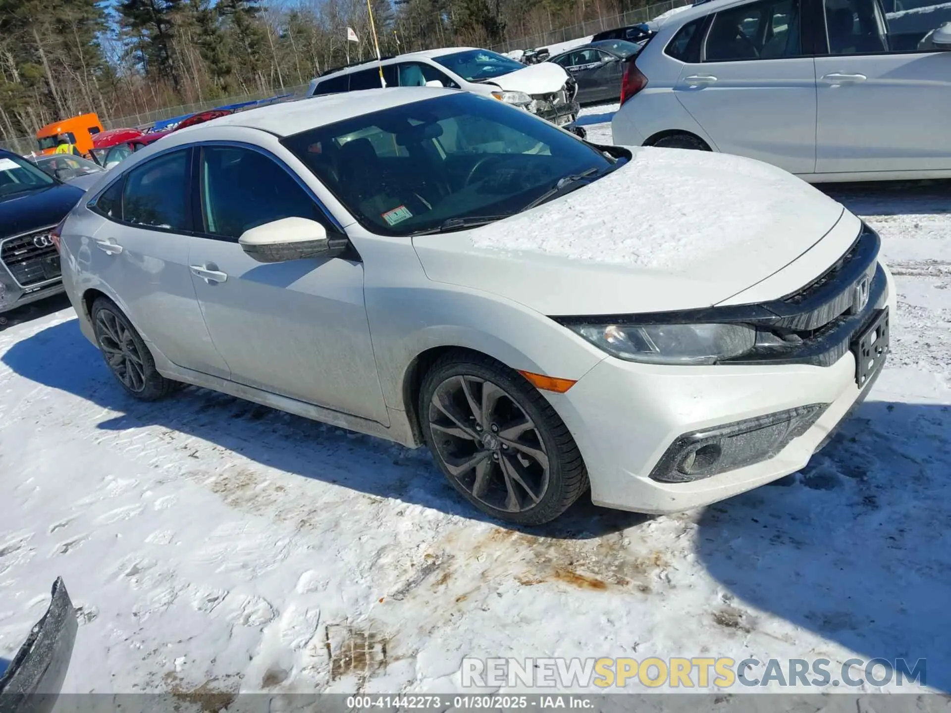 1 Photograph of a damaged car 2HGFC2F89KH601370 HONDA CIVIC 2019