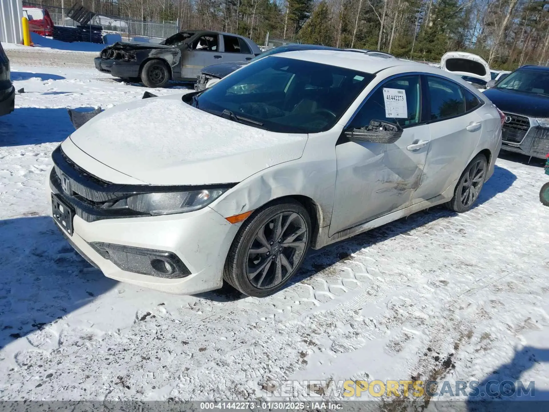 2 Photograph of a damaged car 2HGFC2F89KH601370 HONDA CIVIC 2019