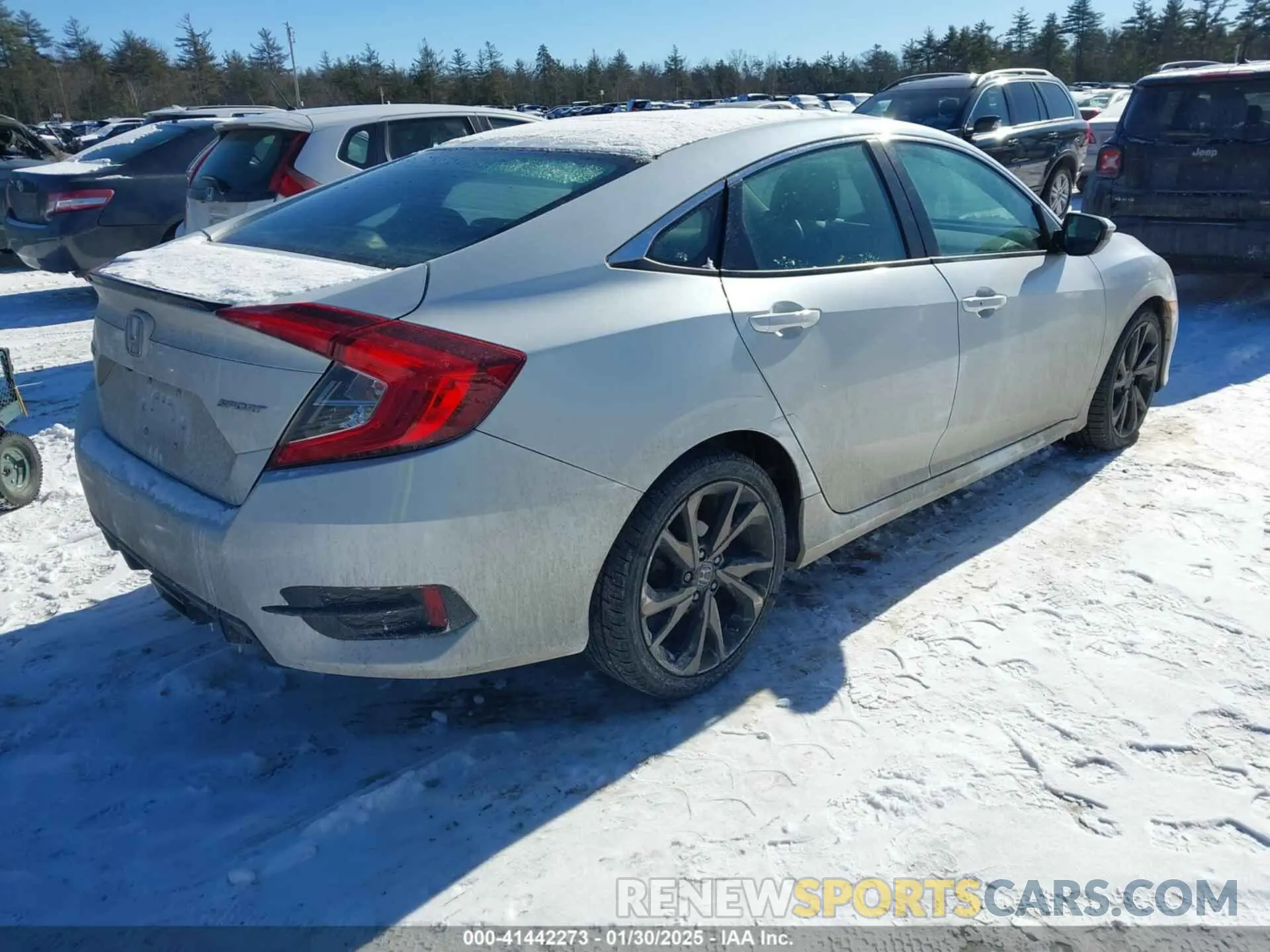 4 Photograph of a damaged car 2HGFC2F89KH601370 HONDA CIVIC 2019