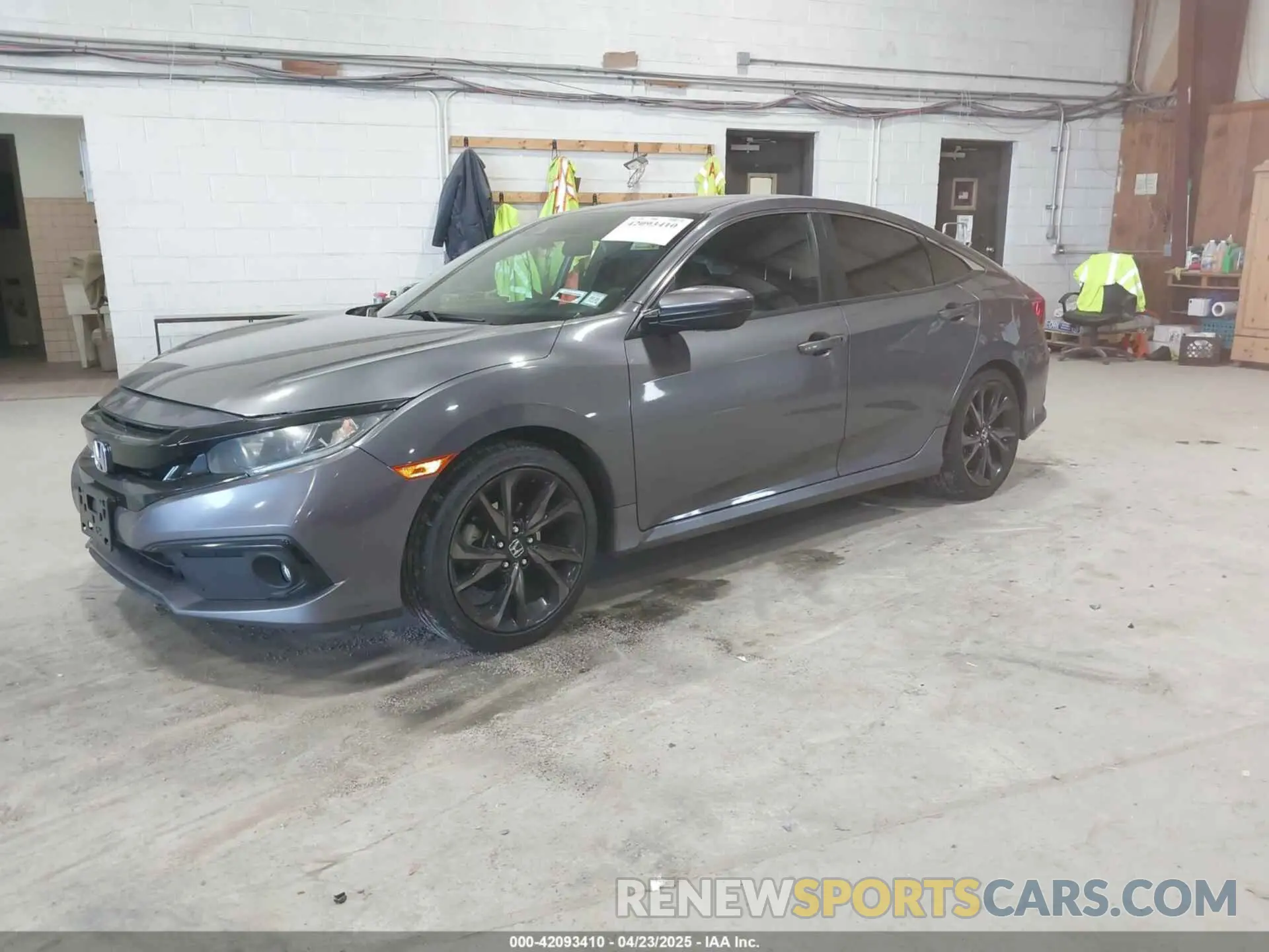 2 Photograph of a damaged car 2HGFC2F89KH601708 HONDA CIVIC 2019