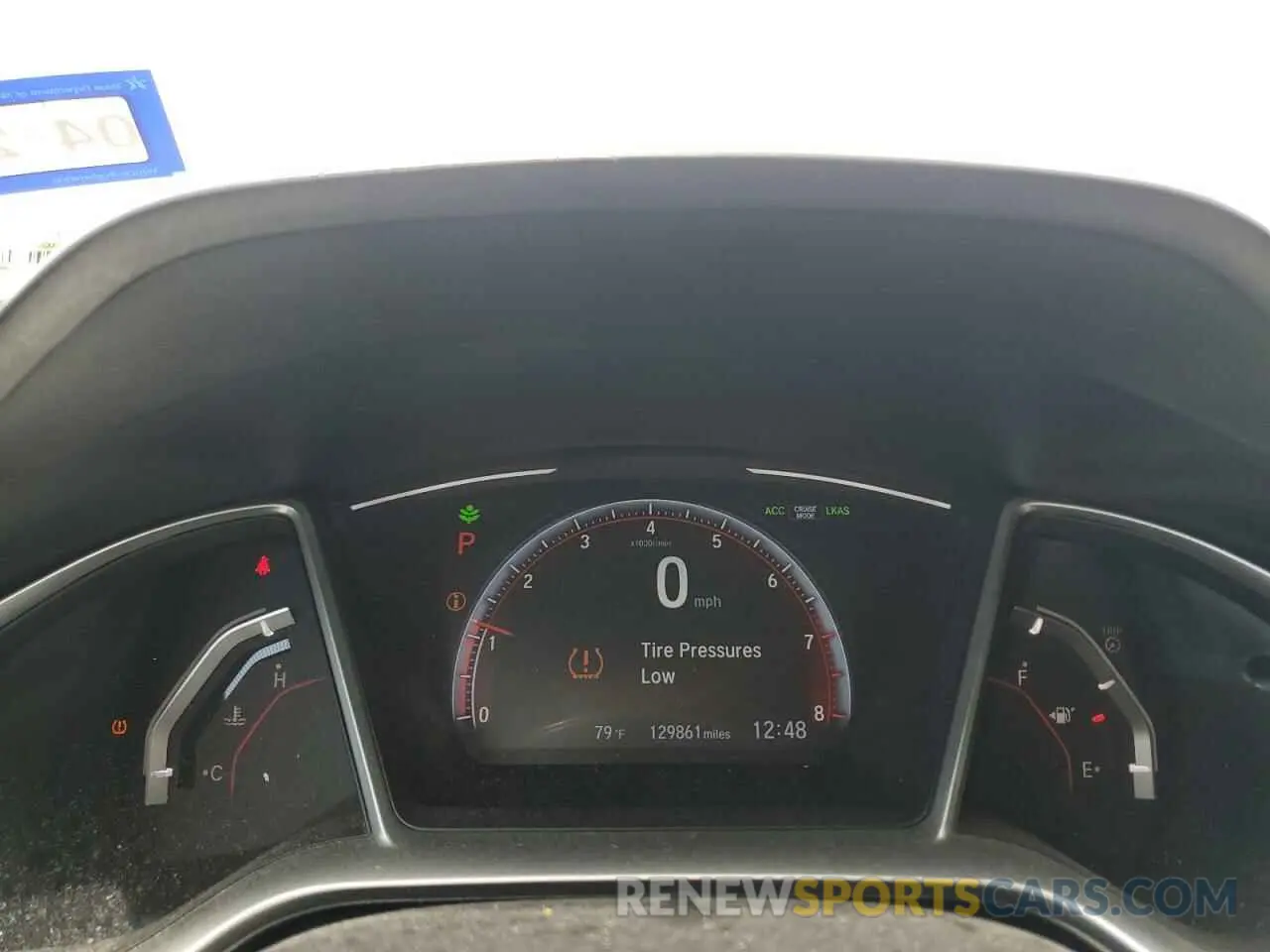 9 Photograph of a damaged car 2HGFC2F8XKH521902 HONDA CIVIC 2019