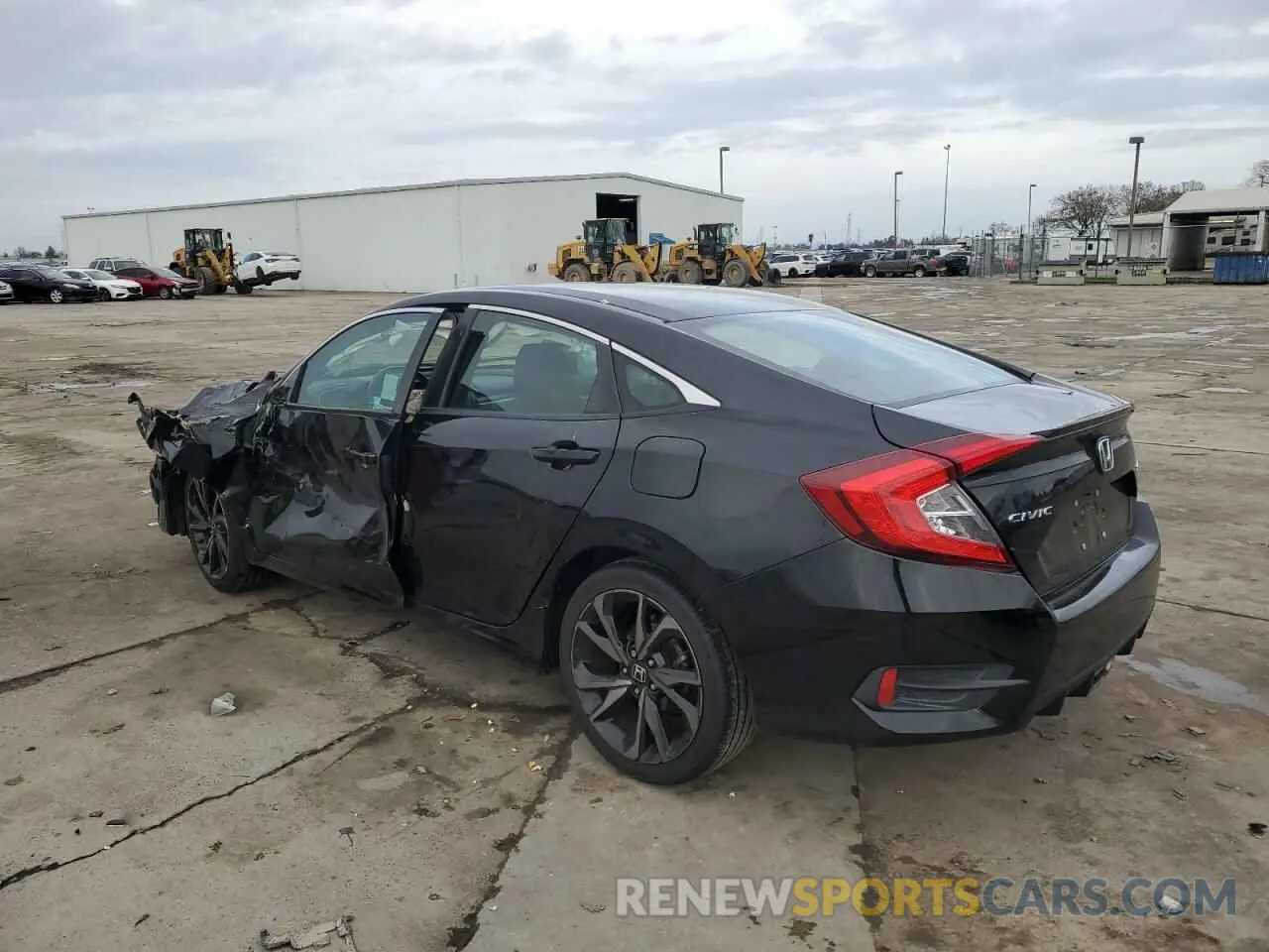 2 Photograph of a damaged car 2HGFC2F8XKH522225 HONDA CIVIC 2019