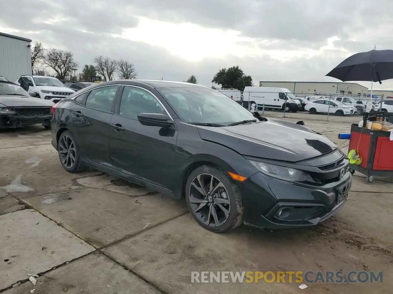 4 Photograph of a damaged car 2HGFC2F8XKH522225 HONDA CIVIC 2019