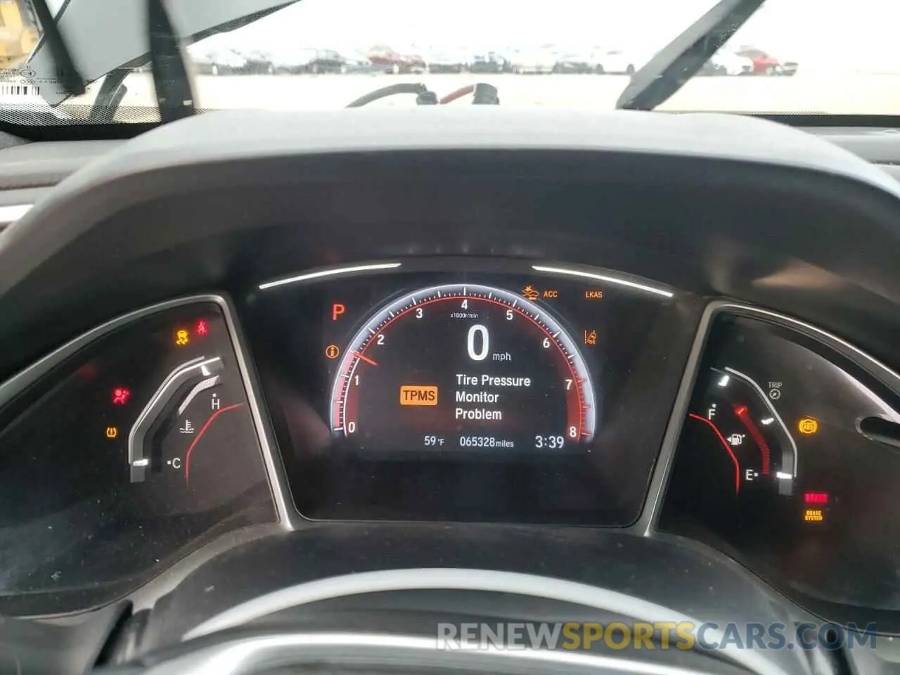 9 Photograph of a damaged car 2HGFC2F8XKH522225 HONDA CIVIC 2019