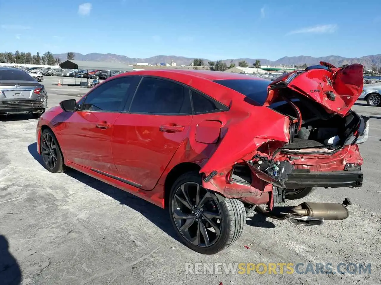 2 Photograph of a damaged car 2HGFC2F8XKH524685 HONDA CIVIC 2019