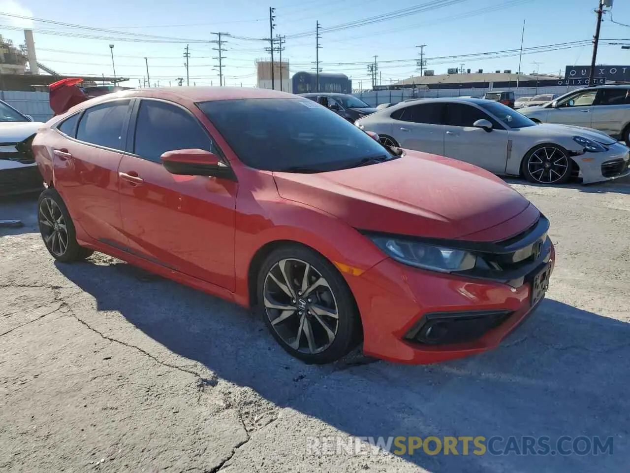 4 Photograph of a damaged car 2HGFC2F8XKH524685 HONDA CIVIC 2019
