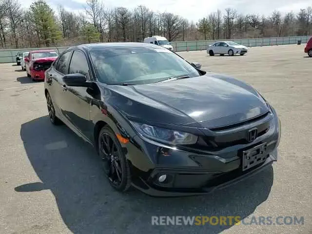 11 Photograph of a damaged car 2HGFC2F8XKH543687 HONDA CIVIC 2019