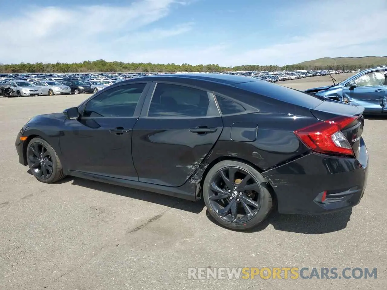2 Photograph of a damaged car 2HGFC2F8XKH543687 HONDA CIVIC 2019