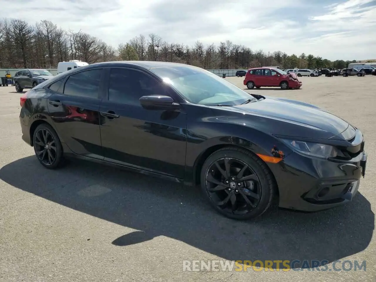 4 Photograph of a damaged car 2HGFC2F8XKH543687 HONDA CIVIC 2019