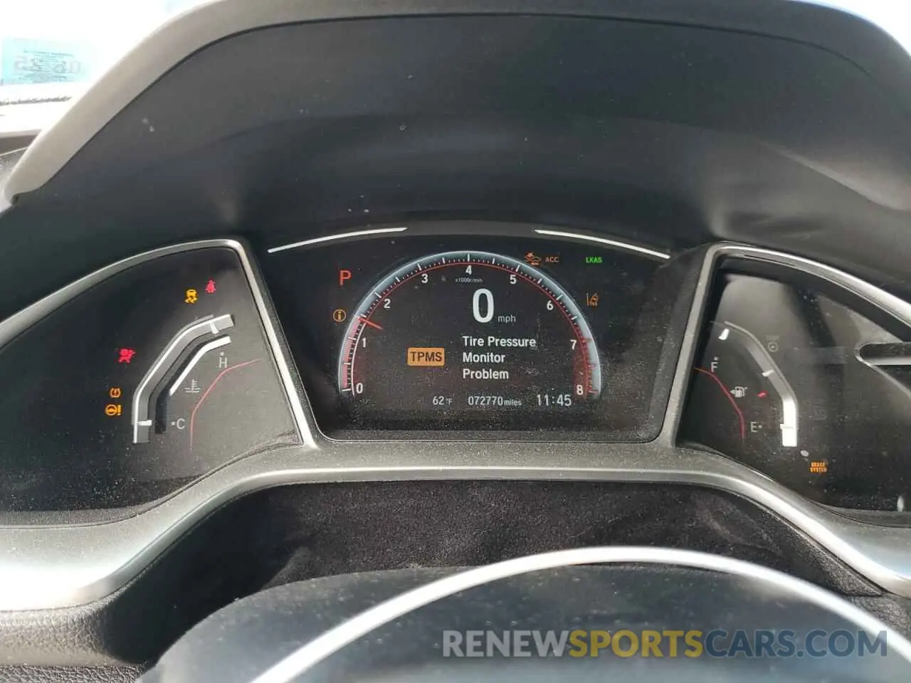 9 Photograph of a damaged car 2HGFC2F8XKH543687 HONDA CIVIC 2019