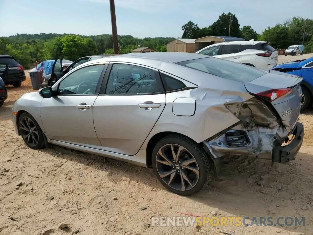 2 Photograph of a damaged car 2HGFC2F8XKH564149 HONDA CIVIC 2019
