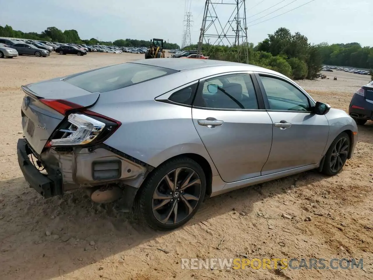 3 Photograph of a damaged car 2HGFC2F8XKH564149 HONDA CIVIC 2019