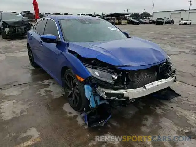 10 Photograph of a damaged car 2HGFC2F8XKH577001 HONDA CIVIC 2019