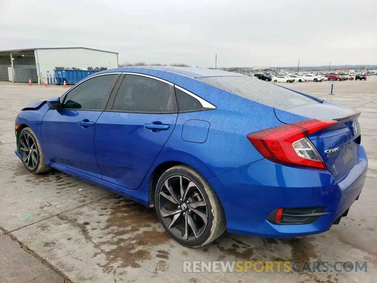 2 Photograph of a damaged car 2HGFC2F8XKH577001 HONDA CIVIC 2019