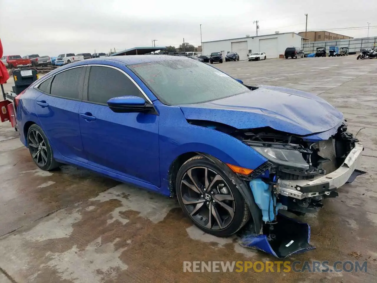 4 Photograph of a damaged car 2HGFC2F8XKH577001 HONDA CIVIC 2019