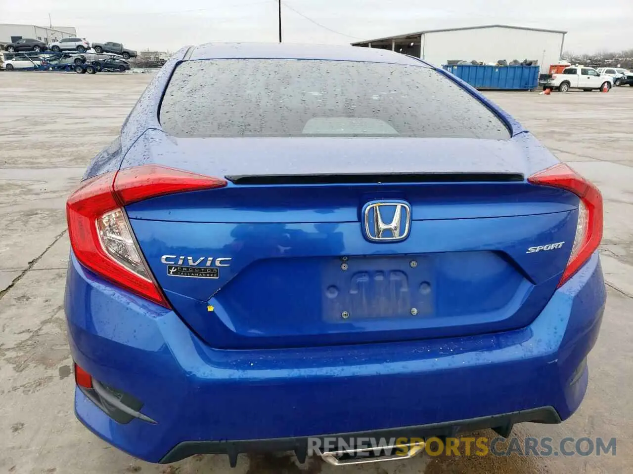 6 Photograph of a damaged car 2HGFC2F8XKH577001 HONDA CIVIC 2019