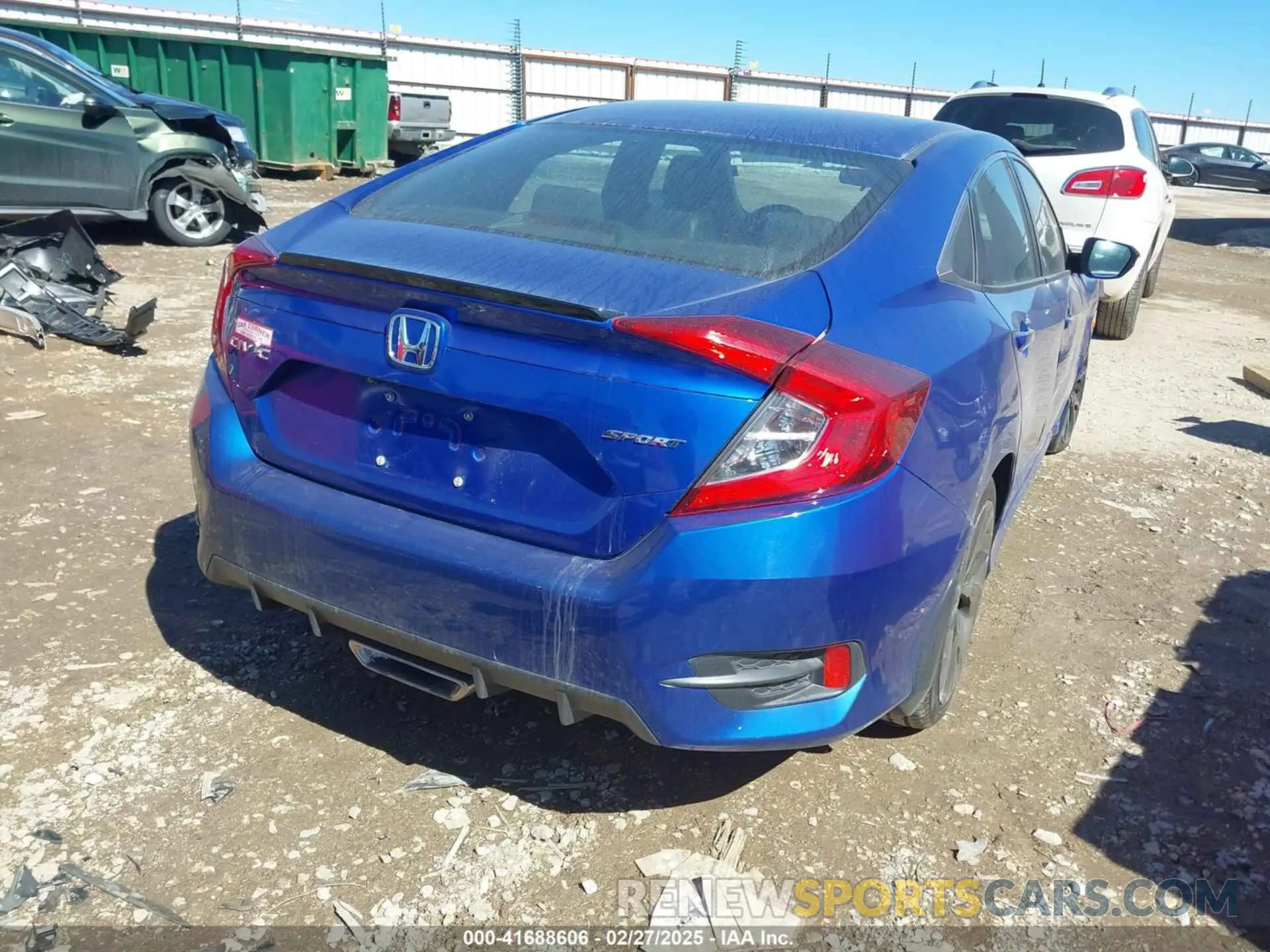 4 Photograph of a damaged car 2HGFC2F8XKH577032 HONDA CIVIC 2019
