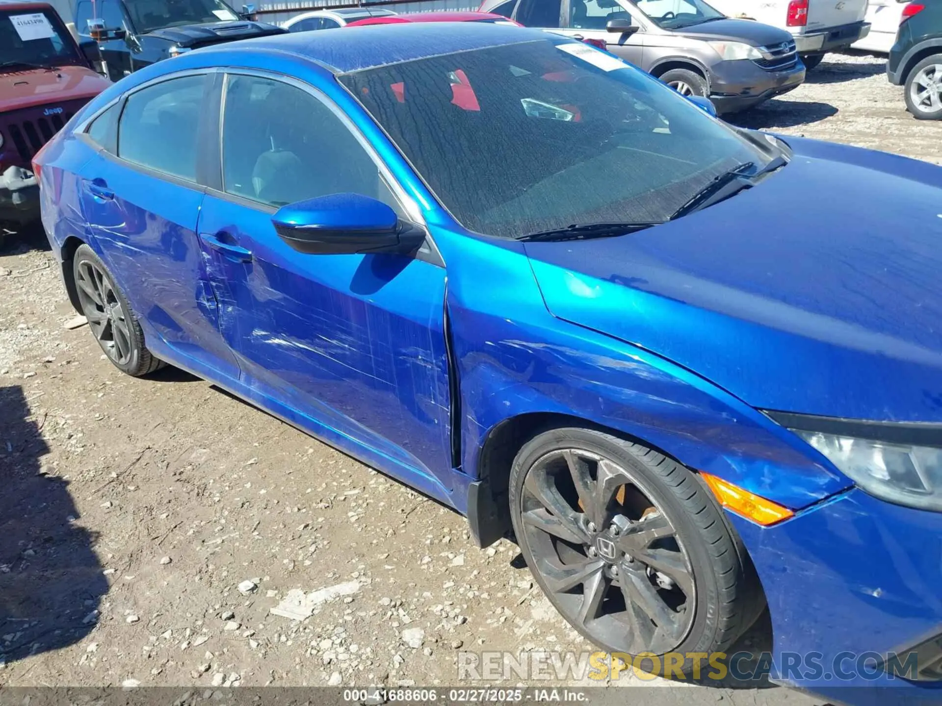 6 Photograph of a damaged car 2HGFC2F8XKH577032 HONDA CIVIC 2019