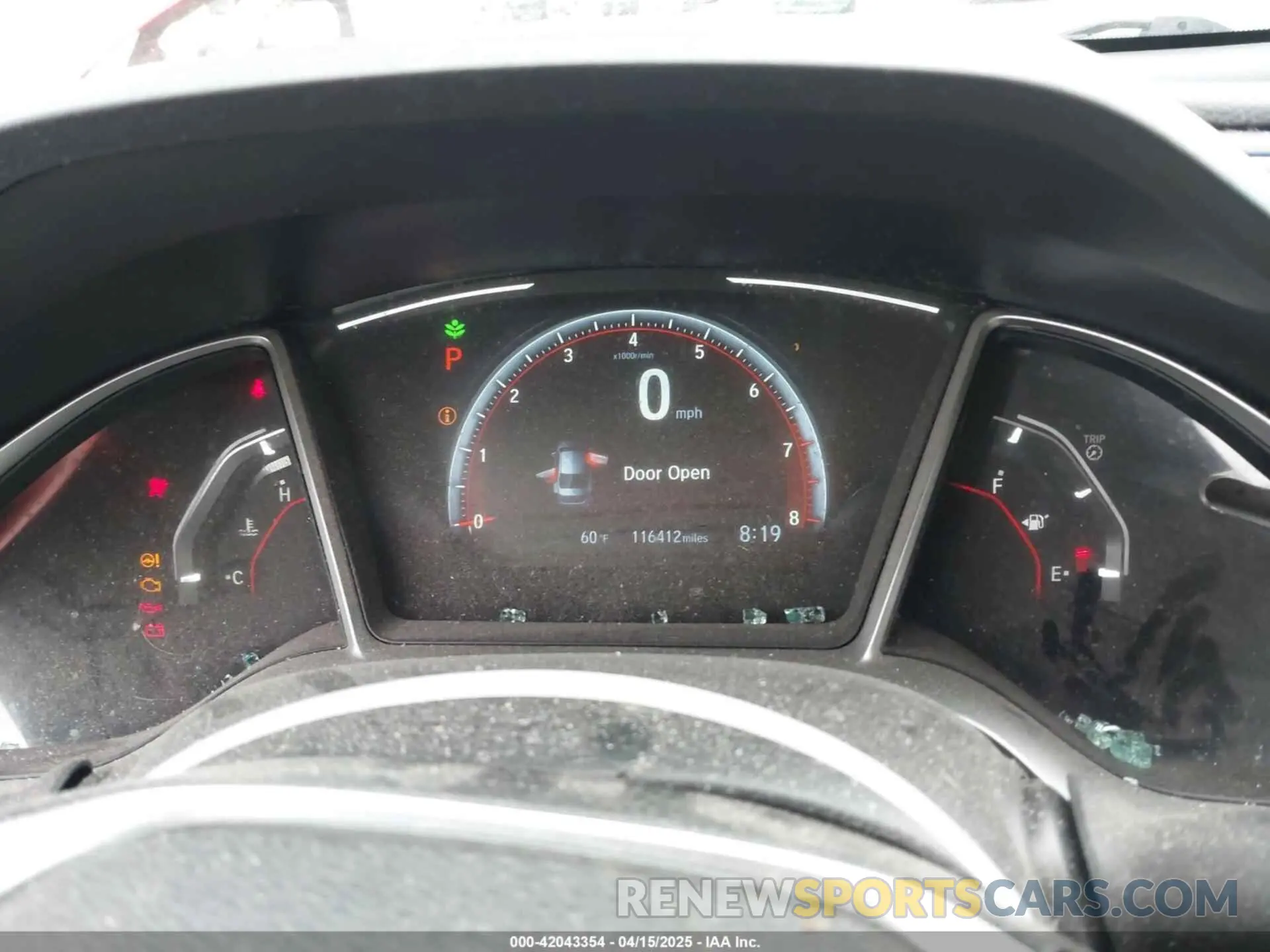 7 Photograph of a damaged car 2HGFC2F8XKH585650 HONDA CIVIC 2019