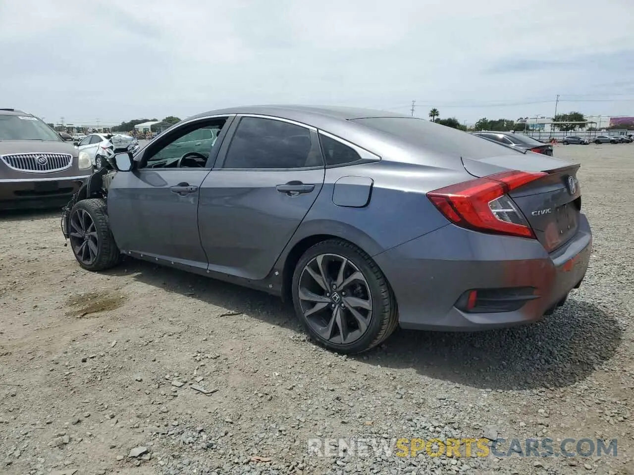 2 Photograph of a damaged car 2HGFC2F8XKH589083 HONDA CIVIC 2019