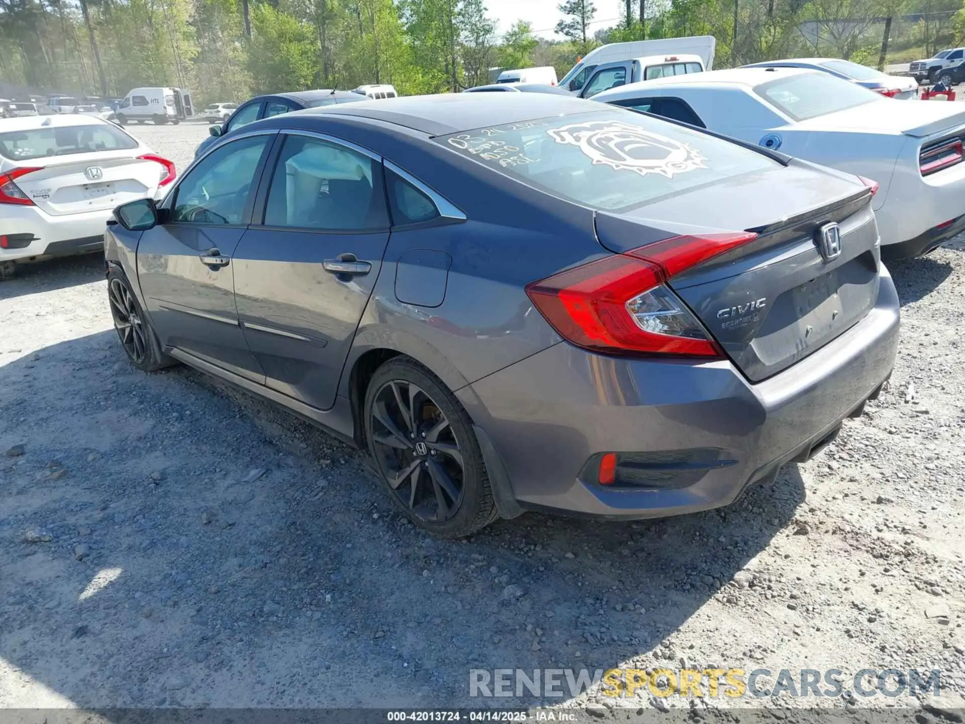 3 Photograph of a damaged car 2HGFC2F8XKH598141 HONDA CIVIC 2019