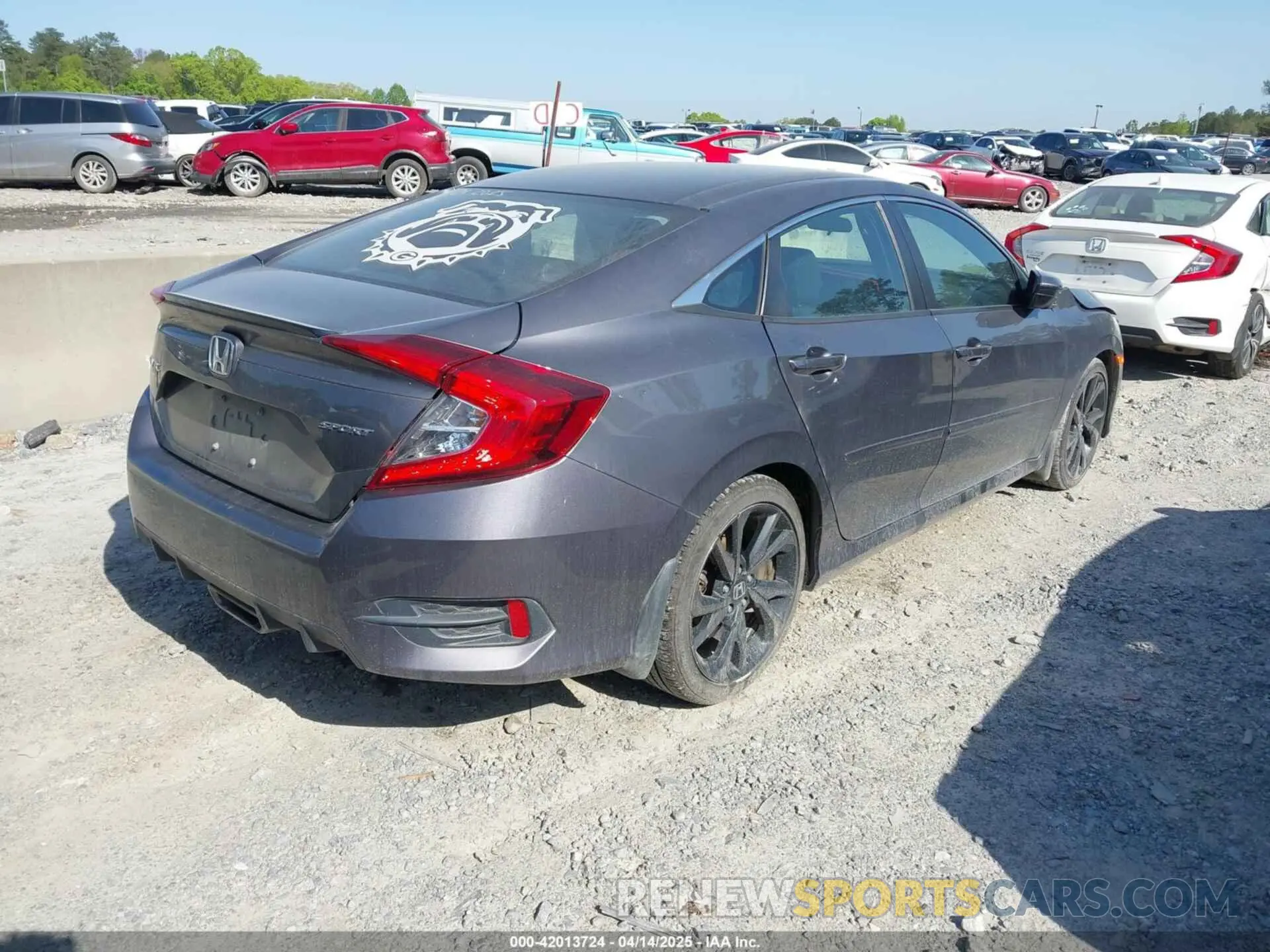 4 Photograph of a damaged car 2HGFC2F8XKH598141 HONDA CIVIC 2019