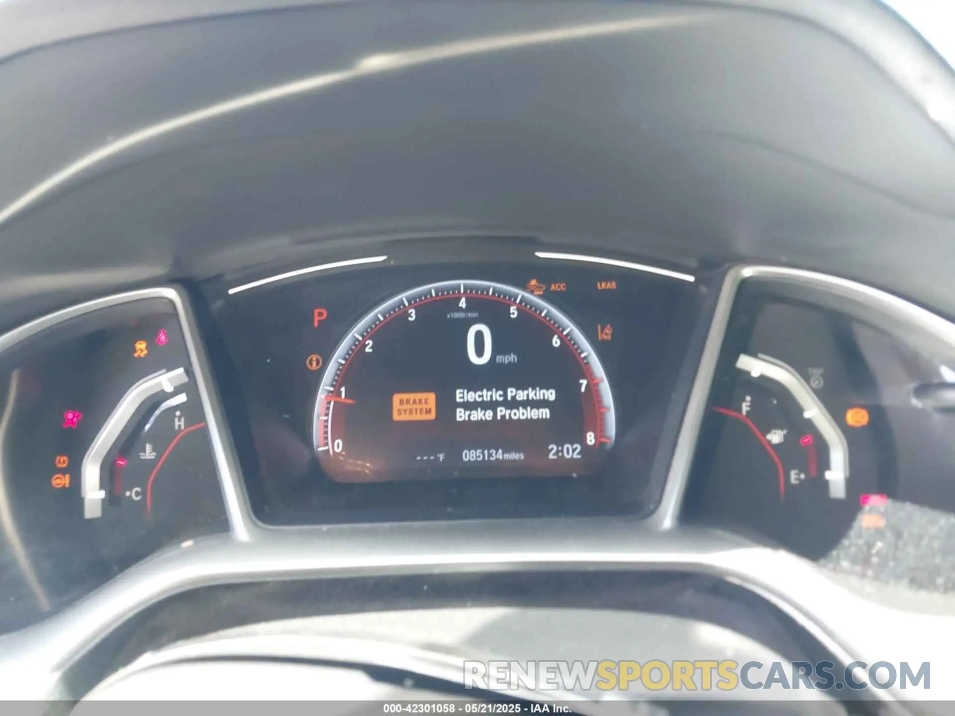 7 Photograph of a damaged car 2HGFC2F8XKH605556 HONDA CIVIC 2019