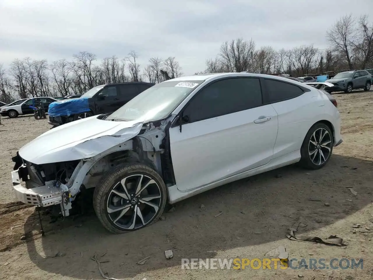 1 Photograph of a damaged car 2HGFC3A53KH754233 HONDA CIVIC 2019