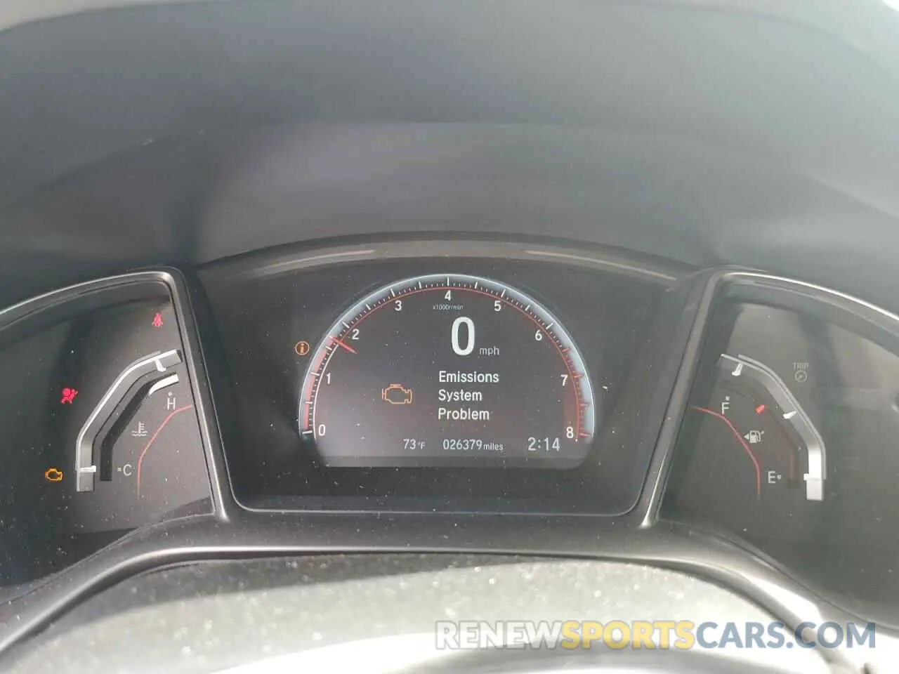 9 Photograph of a damaged car 2HGFC3A53KH754233 HONDA CIVIC 2019