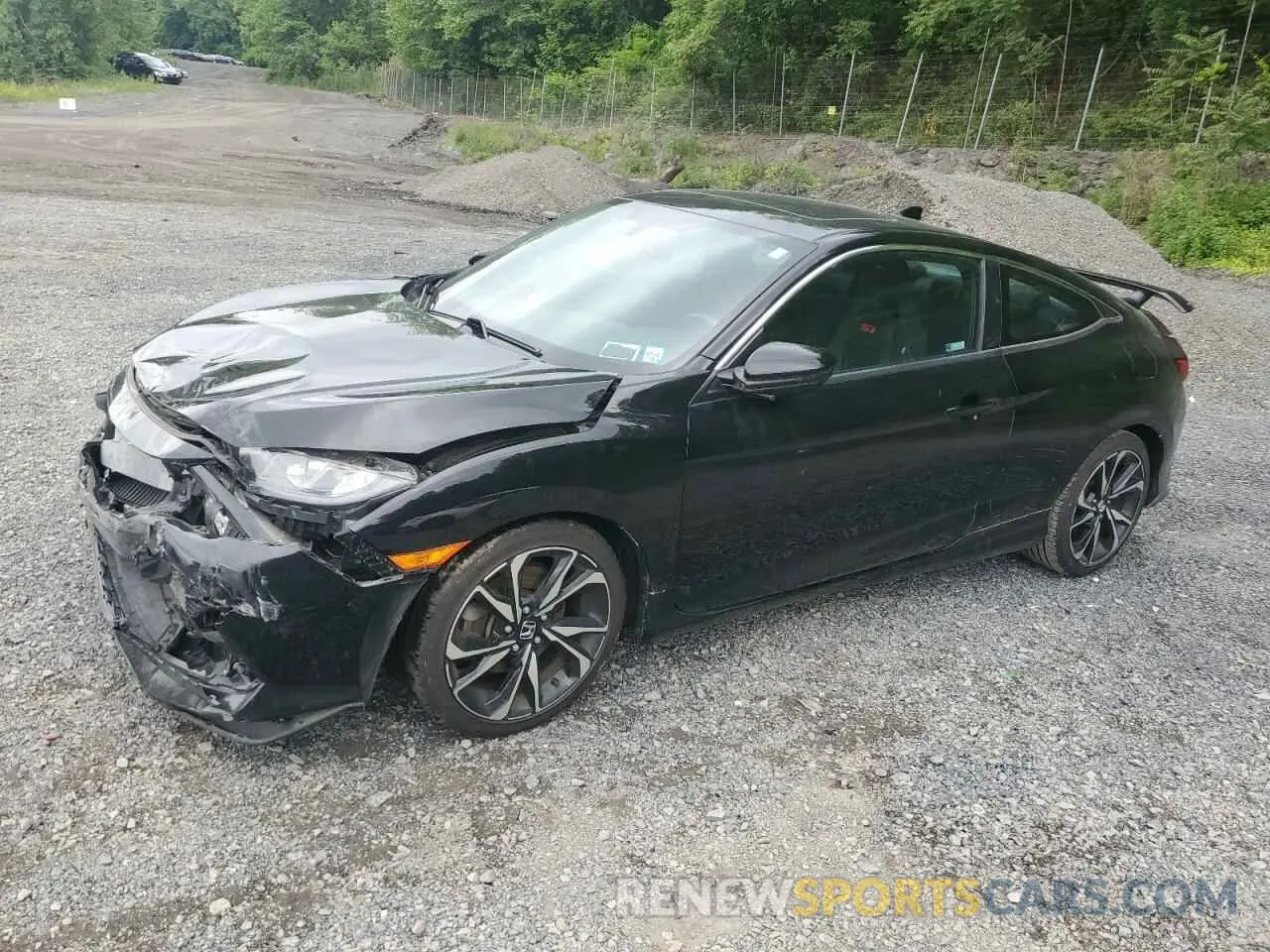 1 Photograph of a damaged car 2HGFC3A56KH754369 HONDA CIVIC 2019
