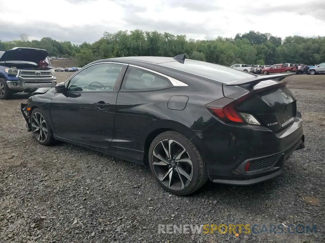 2 Photograph of a damaged car 2HGFC3A56KH754369 HONDA CIVIC 2019