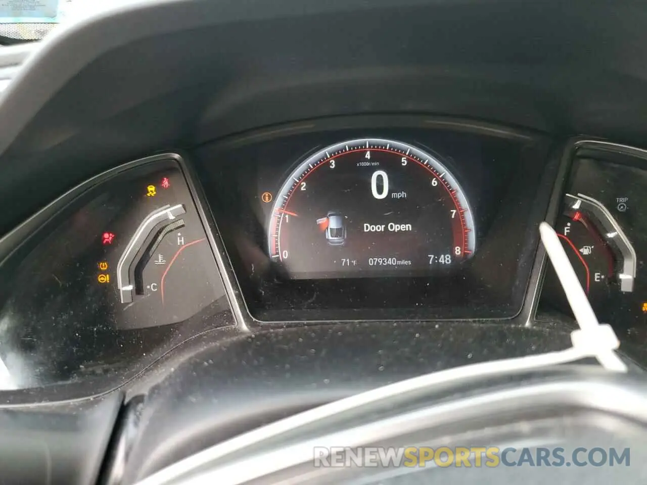 9 Photograph of a damaged car 2HGFC3A56KH754369 HONDA CIVIC 2019