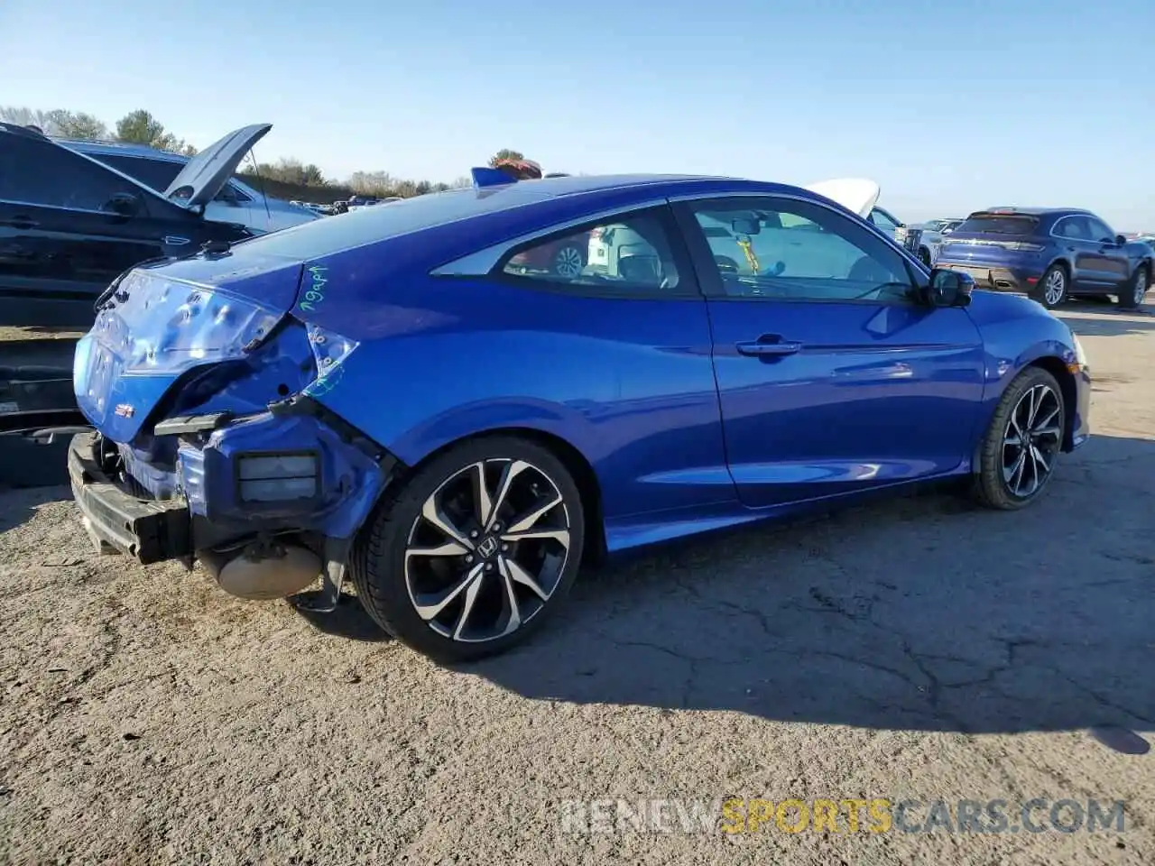 3 Photograph of a damaged car 2HGFC3A56KH755506 HONDA CIVIC 2019