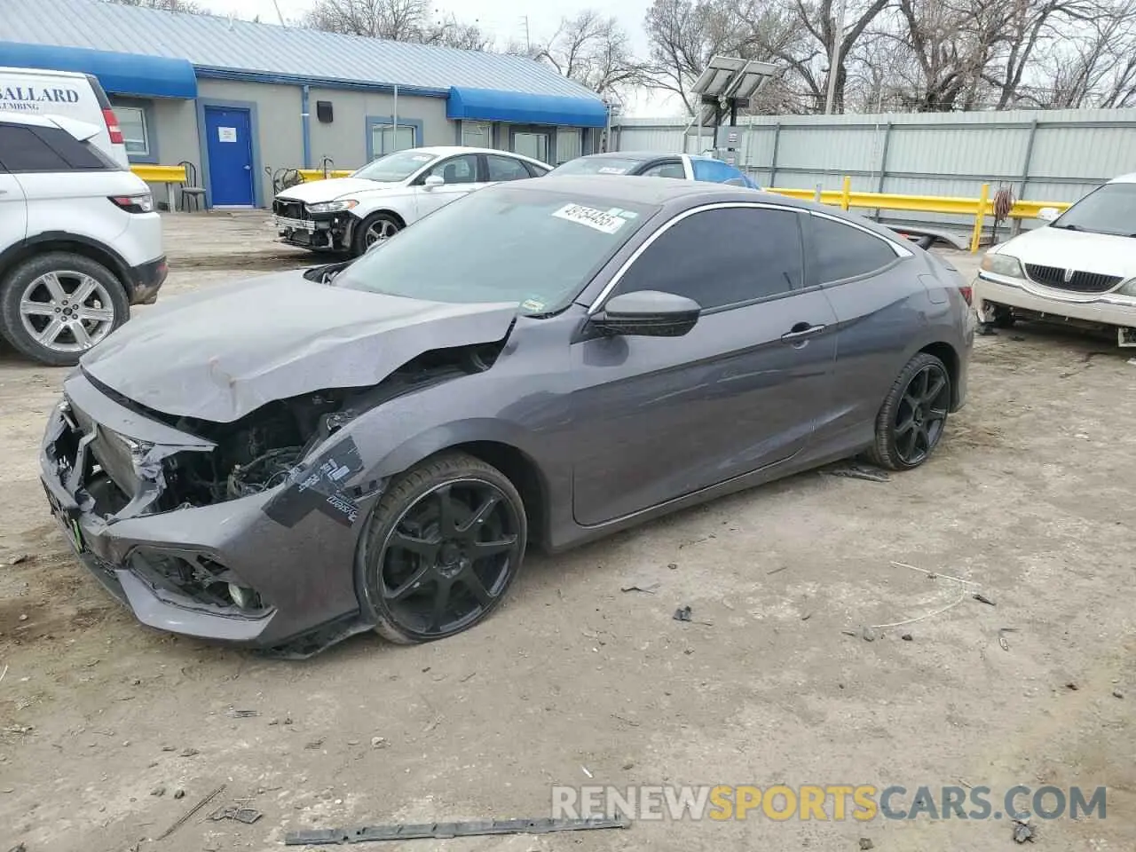 1 Photograph of a damaged car 2HGFC3A57KH754154 HONDA CIVIC 2019