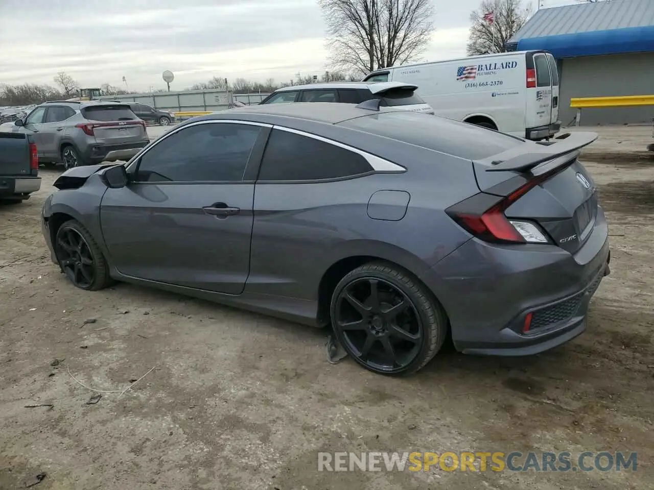 2 Photograph of a damaged car 2HGFC3A57KH754154 HONDA CIVIC 2019