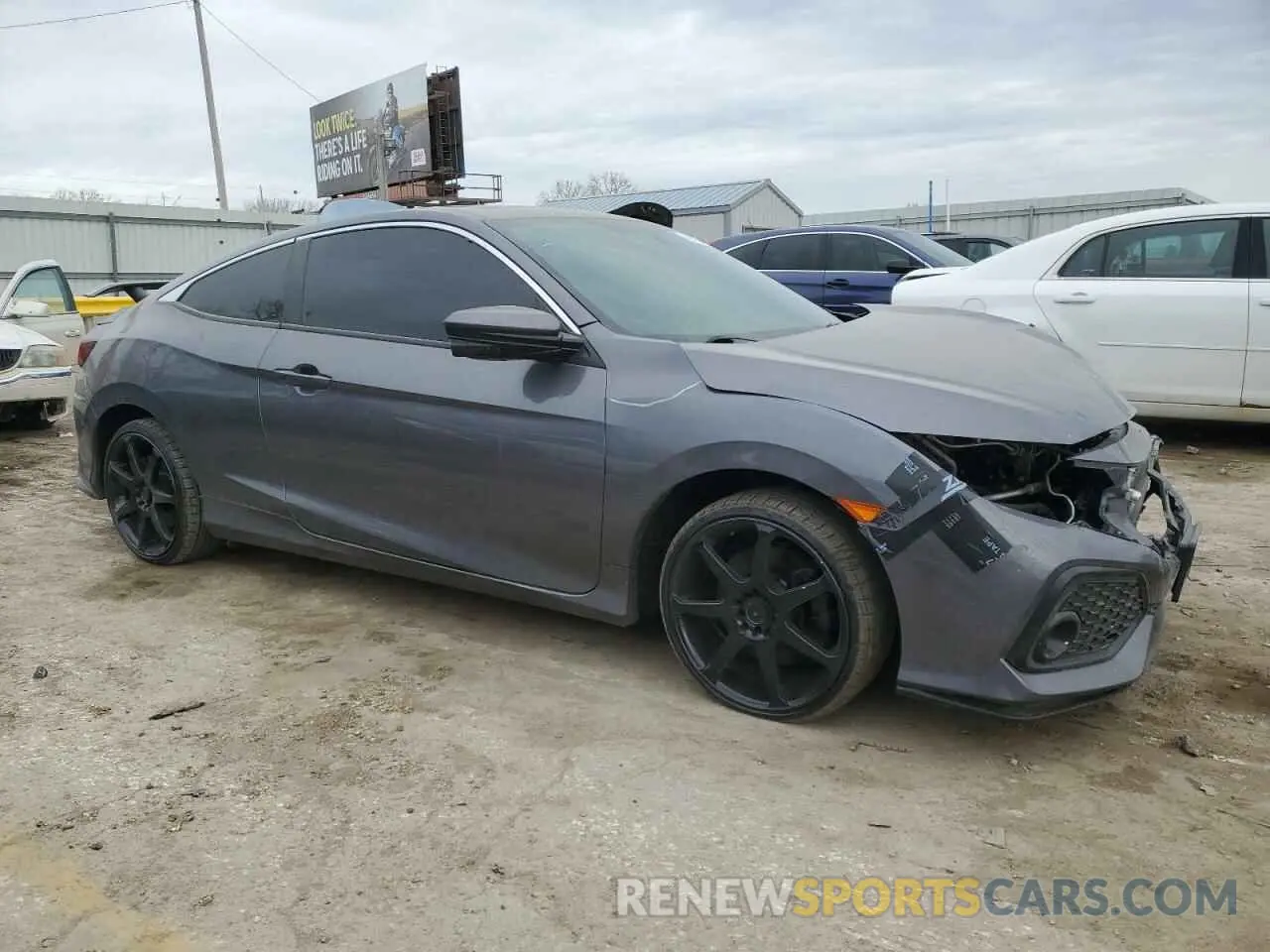 4 Photograph of a damaged car 2HGFC3A57KH754154 HONDA CIVIC 2019