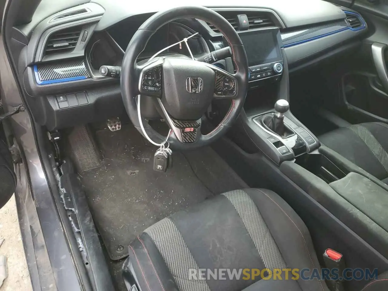 8 Photograph of a damaged car 2HGFC3A57KH754154 HONDA CIVIC 2019
