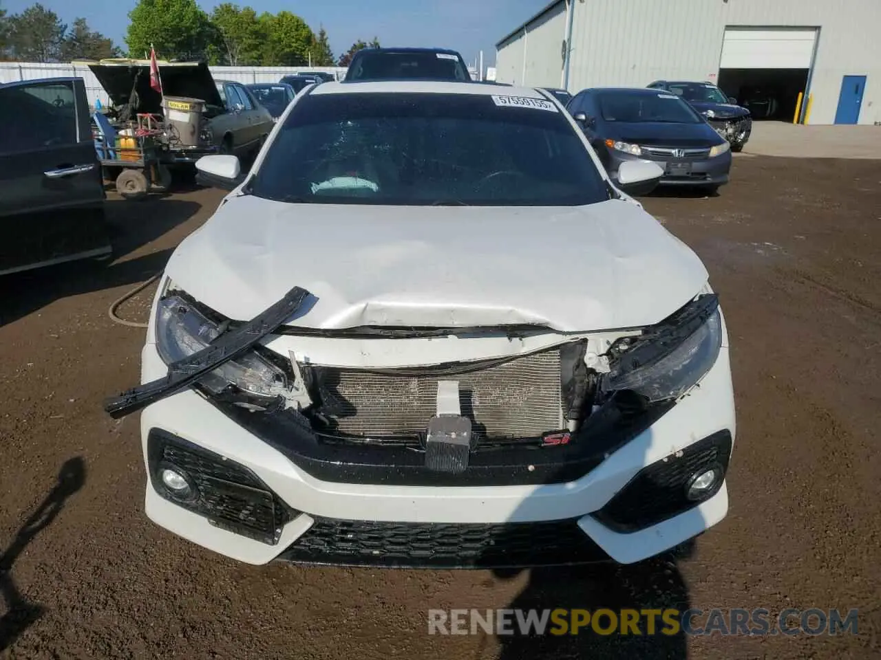 5 Photograph of a damaged car 2HGFC3A59KH220203 HONDA CIVIC 2019