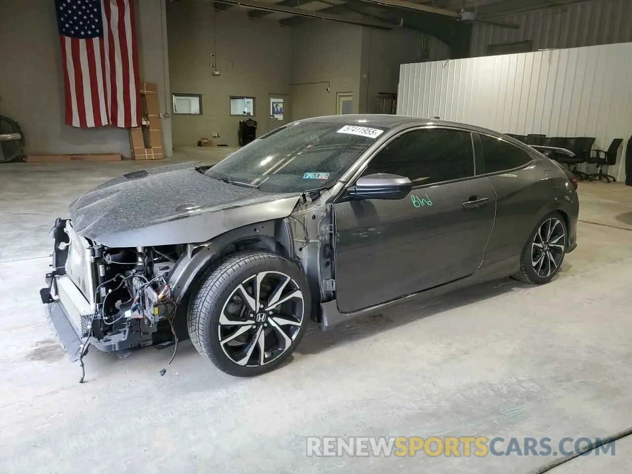 1 Photograph of a damaged car 2HGFC3A59KH755175 HONDA CIVIC 2019