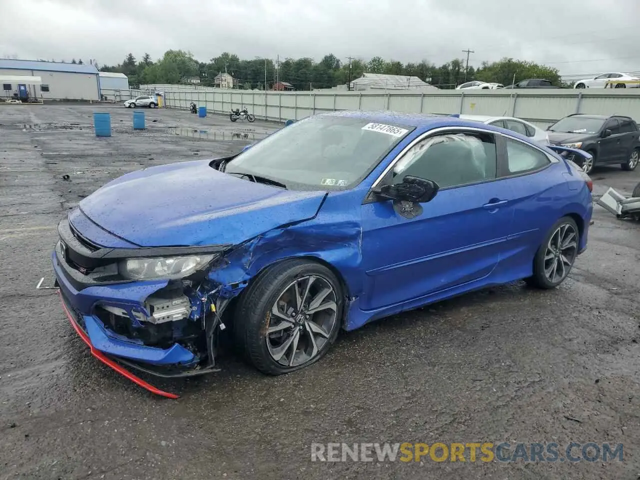 1 Photograph of a damaged car 2HGFC3A5XKH753872 HONDA CIVIC 2019