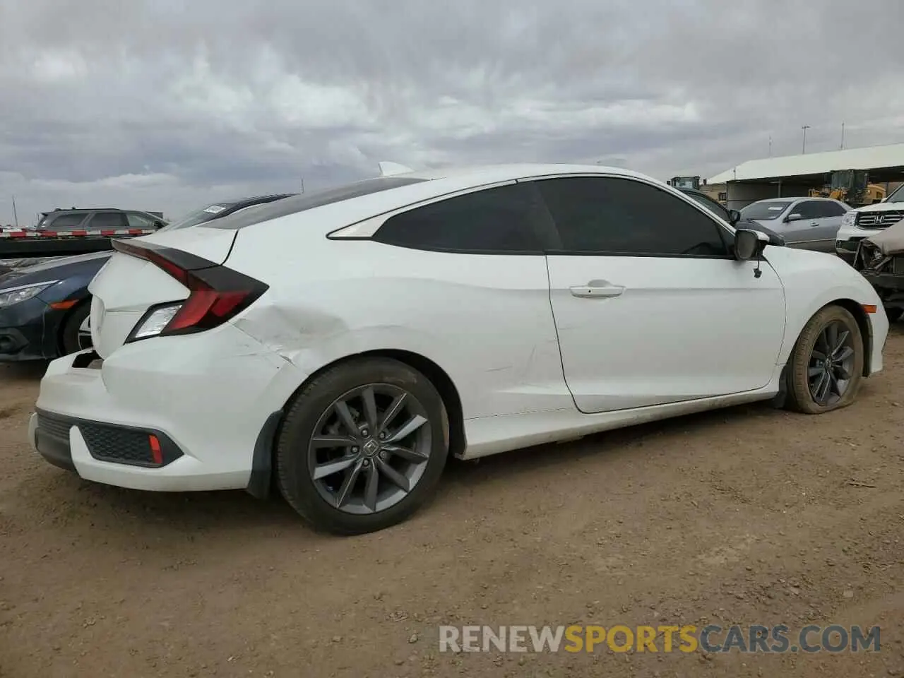 3 Photograph of a damaged car 2HGFC3B30KH350285 HONDA CIVIC 2019