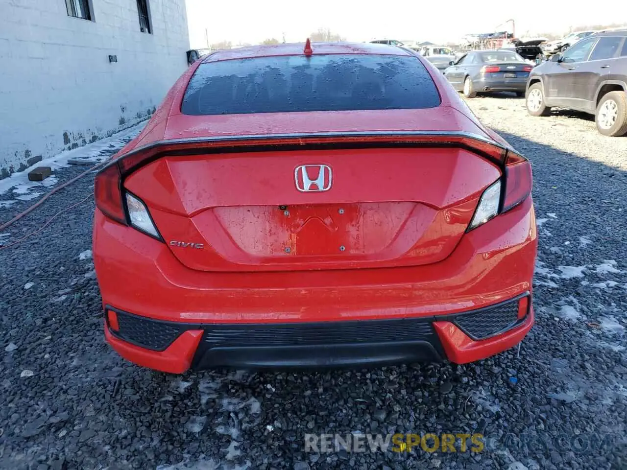 6 Photograph of a damaged car 2HGFC3B30KH353901 HONDA CIVIC 2019