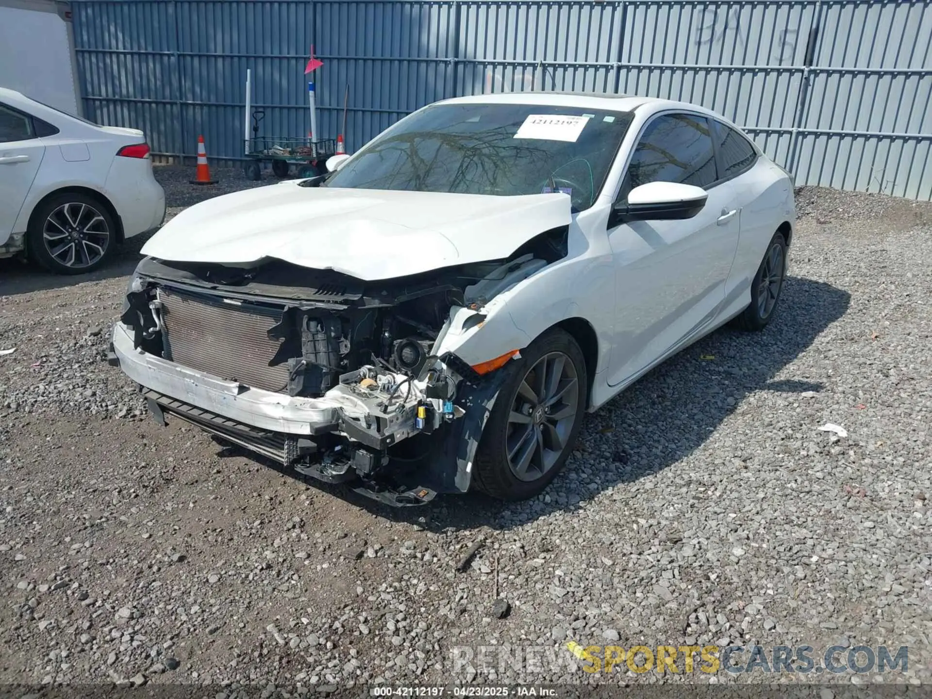 2 Photograph of a damaged car 2HGFC3B30KH357317 HONDA CIVIC 2019