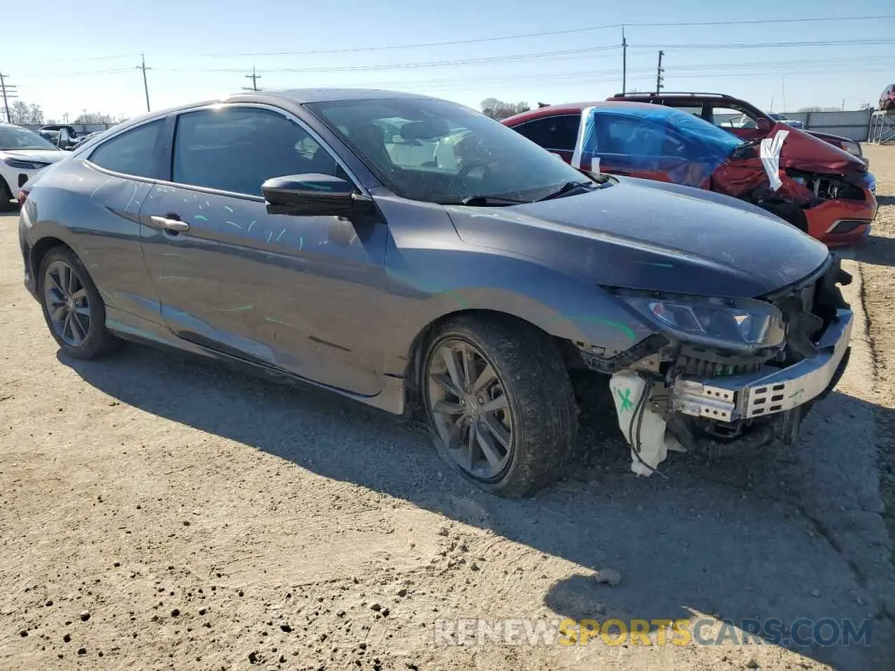 4 Photograph of a damaged car 2HGFC3B32KH350479 HONDA CIVIC 2019
