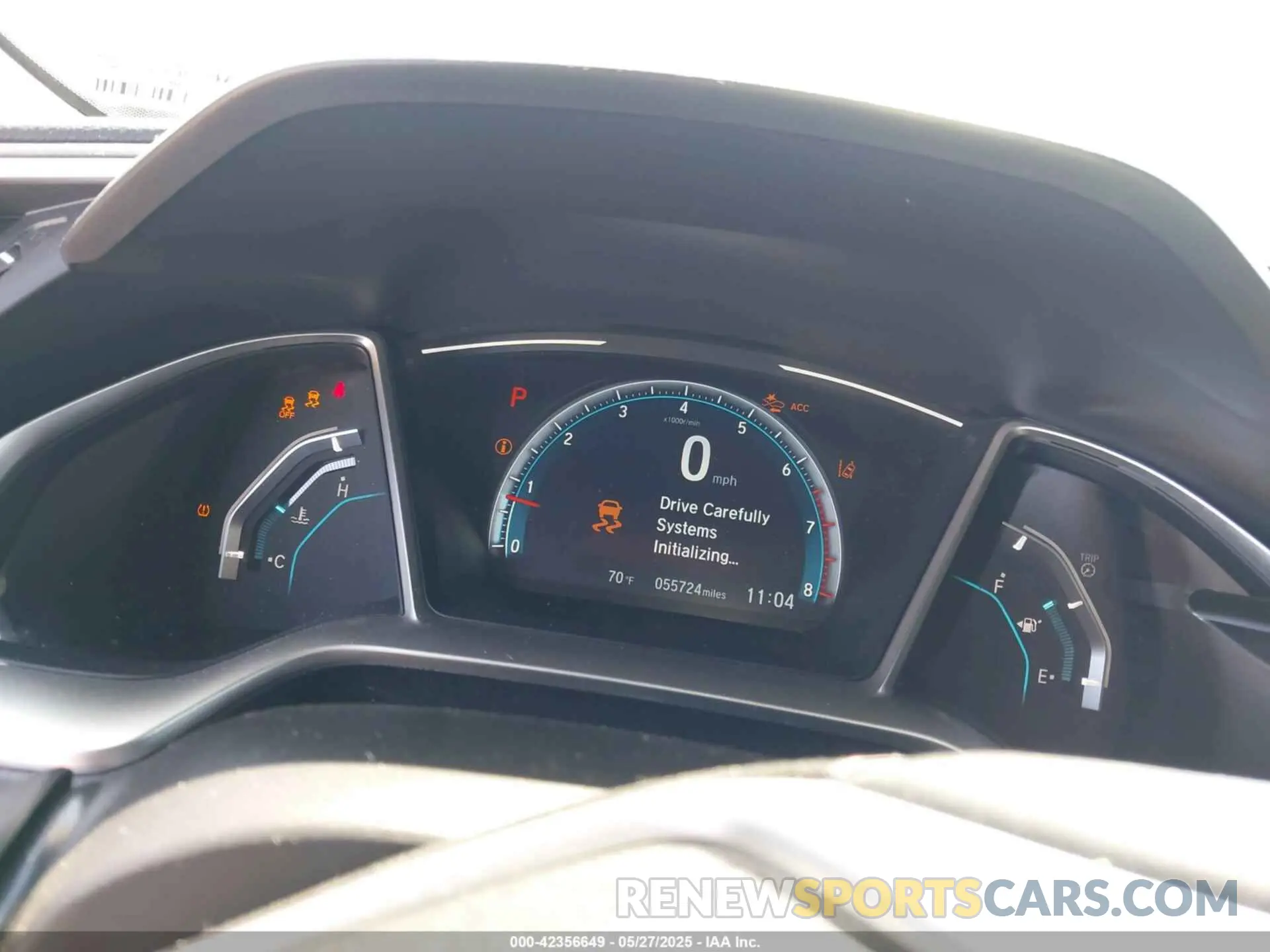 7 Photograph of a damaged car 2HGFC3B32KH355990 HONDA CIVIC 2019