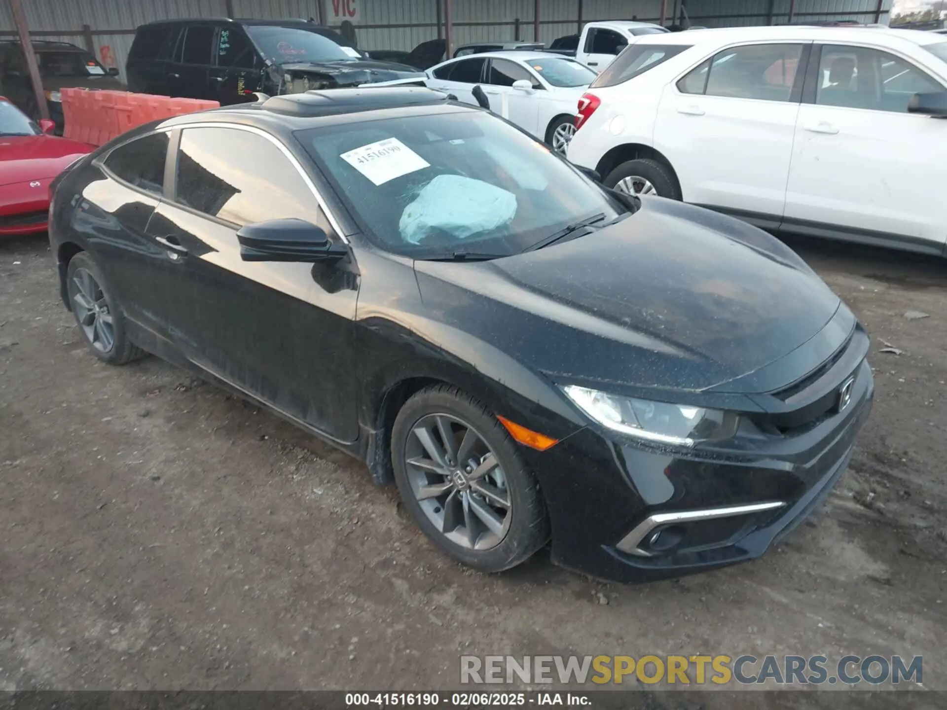 1 Photograph of a damaged car 2HGFC3B33KH356212 HONDA CIVIC 2019